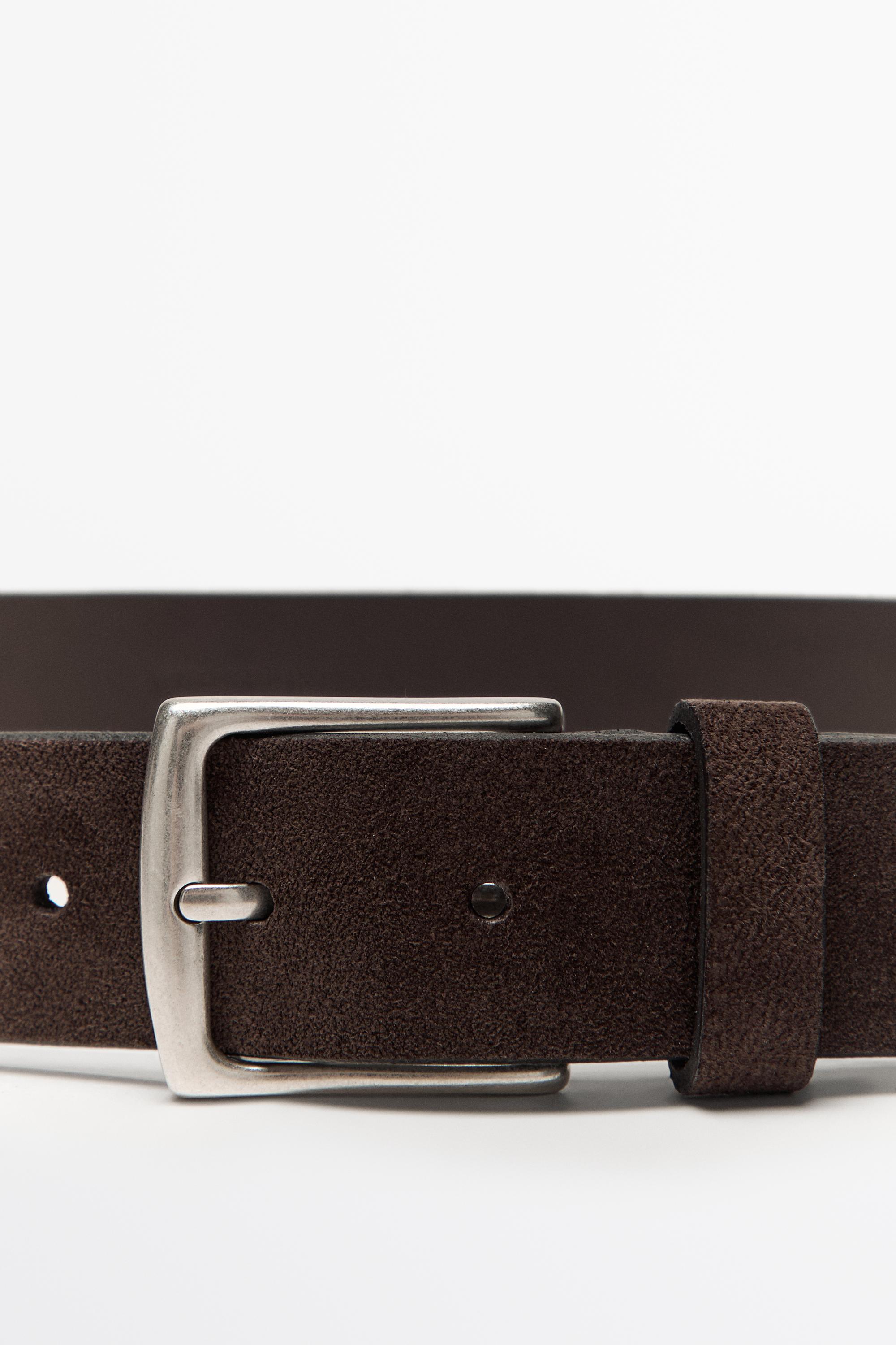 Ceinture en cuir nappa doux